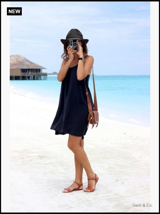 Women\'s Short Brim Panama Straw Sun Hat with UPF 50+ Fedora Beach Cap main image 5